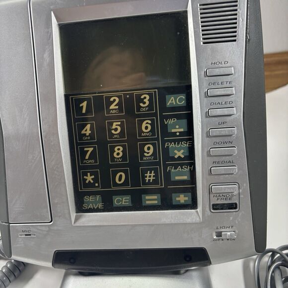 Innovage LCD Touch Panel Phone Caller ID Speakerphone Calculator Corded Home - Picture 6 of 11